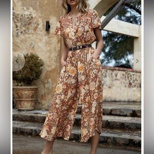 Spell & The Gypsy Collective Amethyst Pantsuit Amber